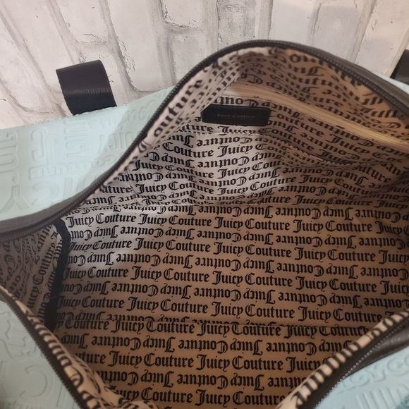 Juicy Couture Our Zip Says It All Blu Duffle Bag - Picture 7 of 15